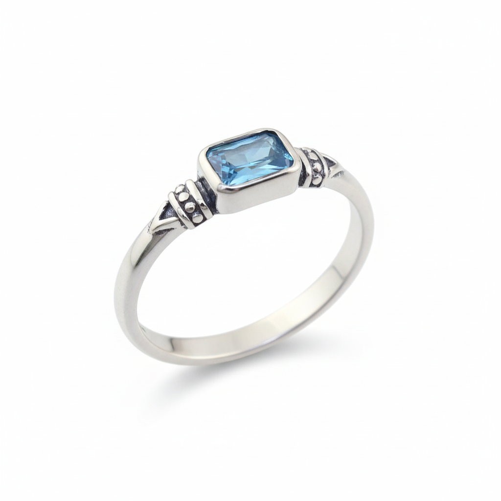 Bague fond blanc