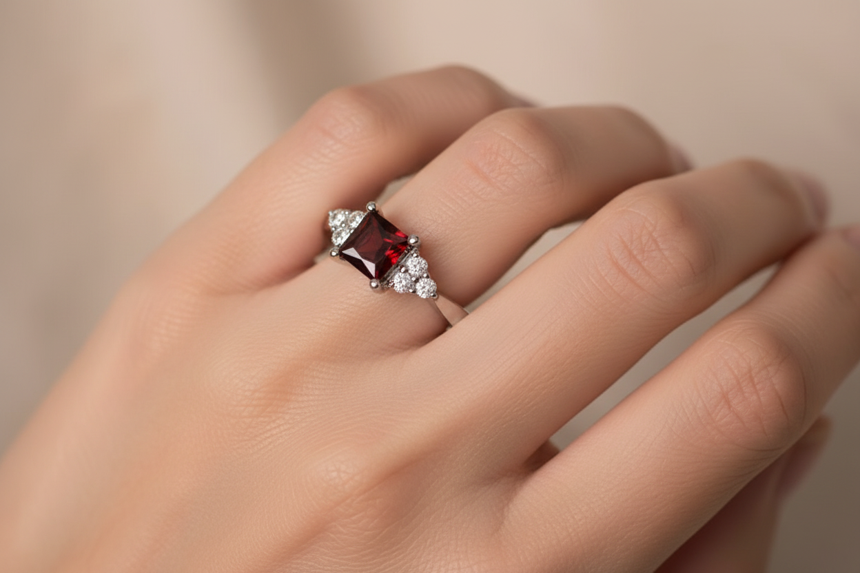 Bague Squara portée